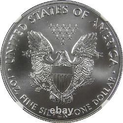 2021 (P) MS 70 Emergency Production FDI Silver Eagle Mercanti First T-1 Heraldic