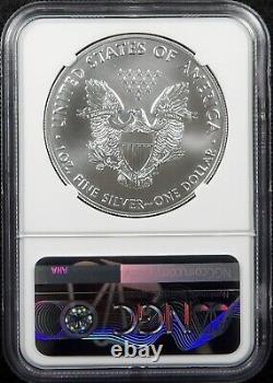 2021 (P) MS 70 Emergency Production FDI Silver Eagle Mercanti First T-1 Heraldic