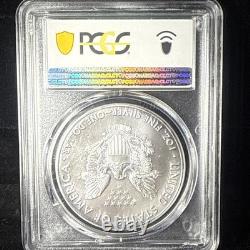 2021 P Silver Eagle $1 Emergency T1 Pcgs Ms69 First Strike Philadelphia