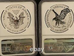 2021 Reverse Proof American Silver Eagle TwoCoin Designer Edition NGC PF69 withOGP