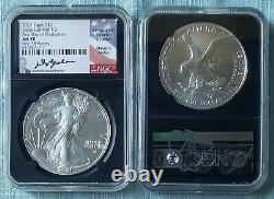 2021 SILVER EAGLE T- 2 NGC MS70 FDP FIRST DAY OF PRODUCTION DAVID RYDER first38