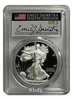 2021 S American Eagle TYPE-2 PCGS PR70DCAM ADVANCE RELEASES DAMSTRA DESIGNER