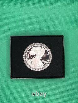 2021-S American Silver Eagle Type 2 US Mint Proof Coin San Francisco in Hand