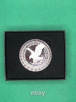 2021-S American Silver Eagle Type 2 US Mint Proof Coin San Francisco in Hand