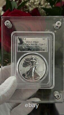 2021-S American Silver Reverse Proof Eagle Coin PCGS 69 Special Edition