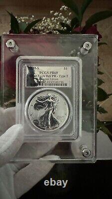 2021-S American Silver Reverse Proof Eagle Coin PCGS 69 Special Edition