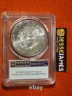 2021 Silver Eagle Pcgs Ms70 Flag First Strike 2 Coin Set Both Type 1 & Type 2