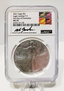 2021 T-2 First DAY Of PRODUCTION NGC MS70 Gaudioso signed