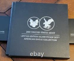 2021 US Mint American Eagle Collection Silver Proof Set
