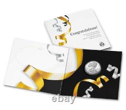 2021 W $1 Proof Silver Eagle Type 1 Congratulations Set OGP