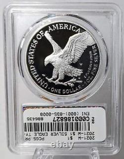 2021-W $1 Silver Eagle First Day Of Issue PCGS PR70 DCAM Type 2