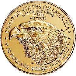 2021 W $50 1 oz American Gold Eagle Type 2 in OGP -Original Government Packaging