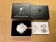 2021 W American Eagle One Ounce Silver Uncirculated Burnished Coin Box Coa 21egn