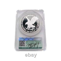 2021-W CAC Pr70dcam Silver Eagle Type 2 Witterbrick Blast White