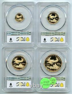 2021-W Gold Eagle Type 1 Set PCGS PR70 DCAM First Strike 21EF US Mint BR587