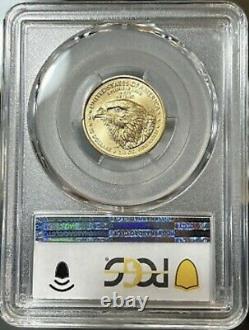 2021-W MINT ERROR $10 Gold Eagle Type 2 Unfinished Proof Dies PCGS MS69