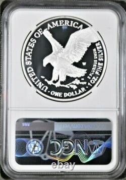 2021 W PROOF SILVER EAGLE, TYPE 2, EAGLE LANDING, NGC PF70UC, 35th ANNIVERSARY