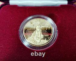 2021 W Proof American Gold Eagle Half Ounce Type 1 In OGP With COA (21EC)