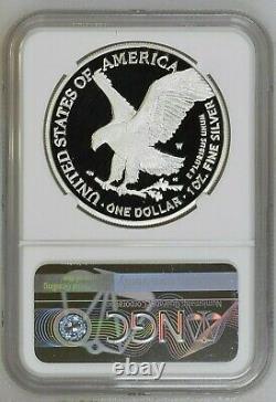 2021 W Proof Silver Eagle 21EAN, NGC PF70UC Type 2 withBox&COA