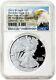 2021 W Proof Silver Eagle 21ea, Ngc Pf70uc Fdoi, Heraldic T-1, In Hand Withbox&coa