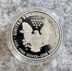 2021 W & S Us Mint Silver Eagle Limited Edition Proof Set In Ogp (21rcn)