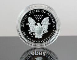 2021-W Silver American Eagle Proof FREE SHIPPING Last Year Of TYPE 1 PCGS PR70