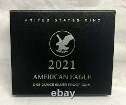 2021 W US Mint American Proof Silver Eagle Dollar Type 2 IN HAND