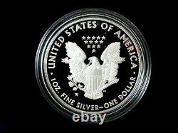 2021 W U S Mint American Proof 99.93% Silver Eagle Dollar Type-1 Item #102