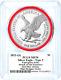 2021-(s) Type 2-emergency Issue Silver Eagle-pcgs Ms70-fdoi-emily Damstra Signed