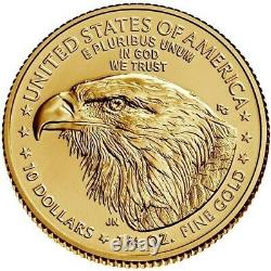 2022 1/4 oz $10 Gold American Eagle Coin Brilliant Uncirculated In Stock