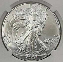 2022 $1 American Silver Eagle NGC MS70 FIRST DAY OF ISSUE NEW TRUMP LABEL