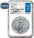 2022 $1 Type 2 American Silver Eagle Ngc Ms70 Er Ryder (mint Director) Pre Sale