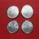 2022 American Silver Eagle (4) Coins Uncirculated From Us Mint Tube In A Capsule