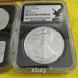 2022 American Silver Eagle NGC MS70 First Day of Issue! IN HAND READY TO SHIP