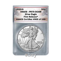 2022-S Proof $1 American Silver Eagle PR70 1st release