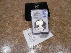 2022-W American Eagle 1 oz. Silver Proof NGC PF 70 First Day of Issue withBox COA