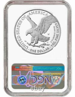 2022-W American Eagle 1 oz. Silver Proof NGC PF 70 First Day of Issue withBox COA