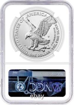 2022-W American Eagle One Ounce Silver Burnished NGC MS 70 1st Day, In Stock