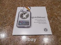 2022-W American Eagle Silver Proof NGC 70 ER Congratulations Set with OGP