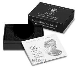 2022 W PROOF SILVER EAGLE, NGC PF69UC FIRST RELEASES, ALS LABEL, with OGP, IN HAND