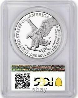 2022-W Proof $1 American Silver Eagle PCGS PR70DCAM FIRST STRIKE Flag Label