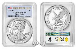 2022 W Proof Type 2 American Silver Eagle PCGS PR70 DCAM First Day of Issue