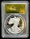 2022 W Silver Eagle Proof Pcgs Pr70 Dcam First Day Of Issue Fdi Gold Foil Label