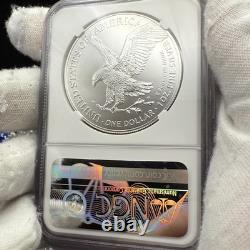 2023 $1 Silver Eagle Early Releases NGCX MS70 Rare 1 of 1,007 Spotless Mint