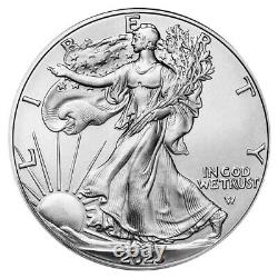 2023 1 oz American Silver Eagle Coin (BU). 999 Fine (Lot of 3) Ships Fast