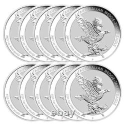 2023 1 oz Australian Wedge Tail Eagle Silver Coin (BU Lot of 10)