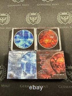 2023 American Silver Eagle 1 oz Silver Angels & Demons Colored Mintage 100 Each