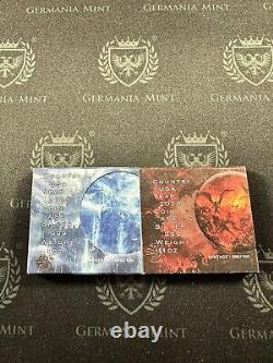 2023 American Silver Eagle 1 oz Silver Angels & Demons Colored Mintage 100 Each