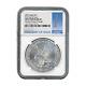 2023 American Silver Eagle Mint Error- Reverse Struck Thru Ngc Ms69 First D