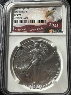 2023 Eagle First Releases S$1 Coin MS70 NGC (lot2)
